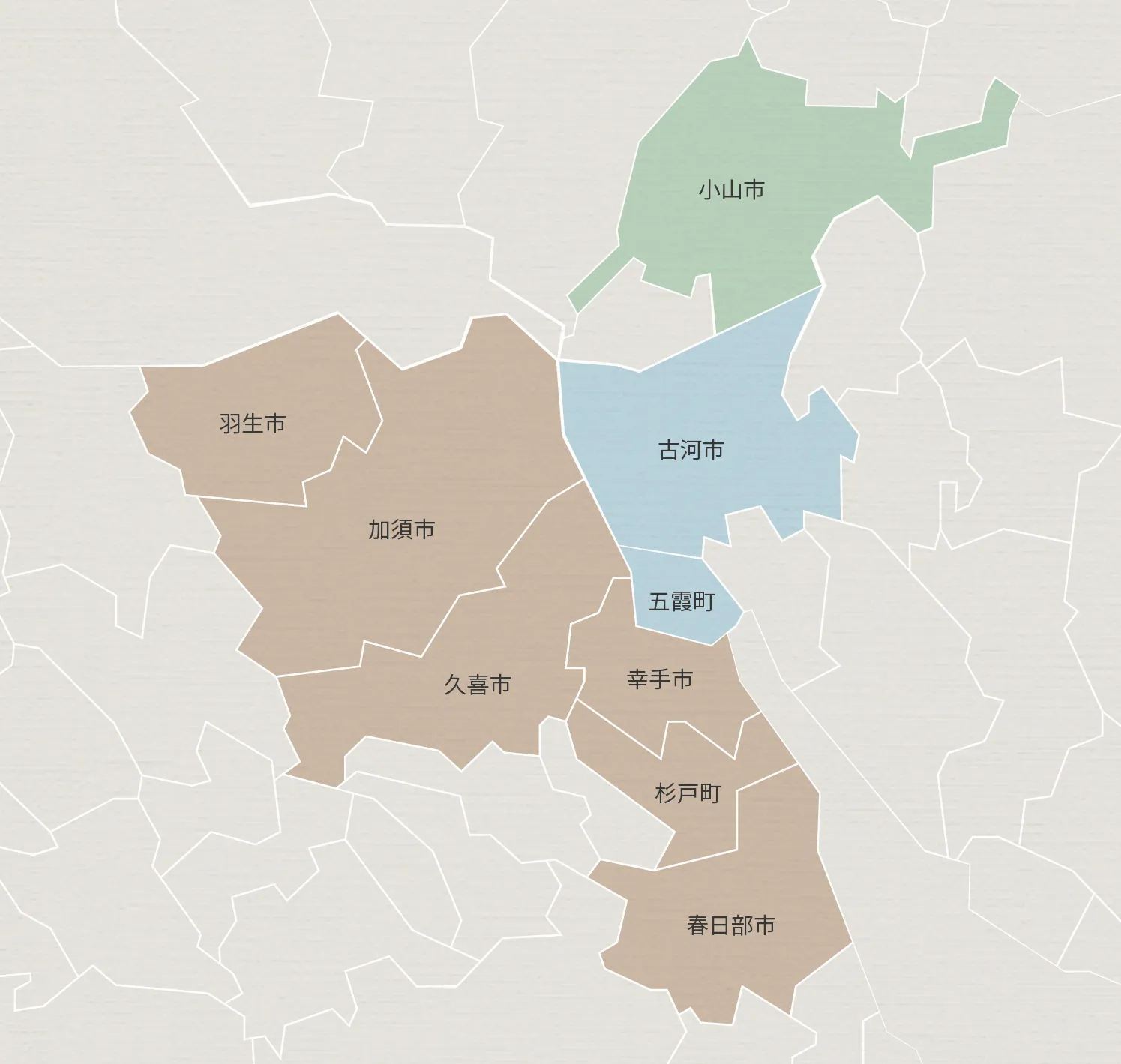 対応エリア地図